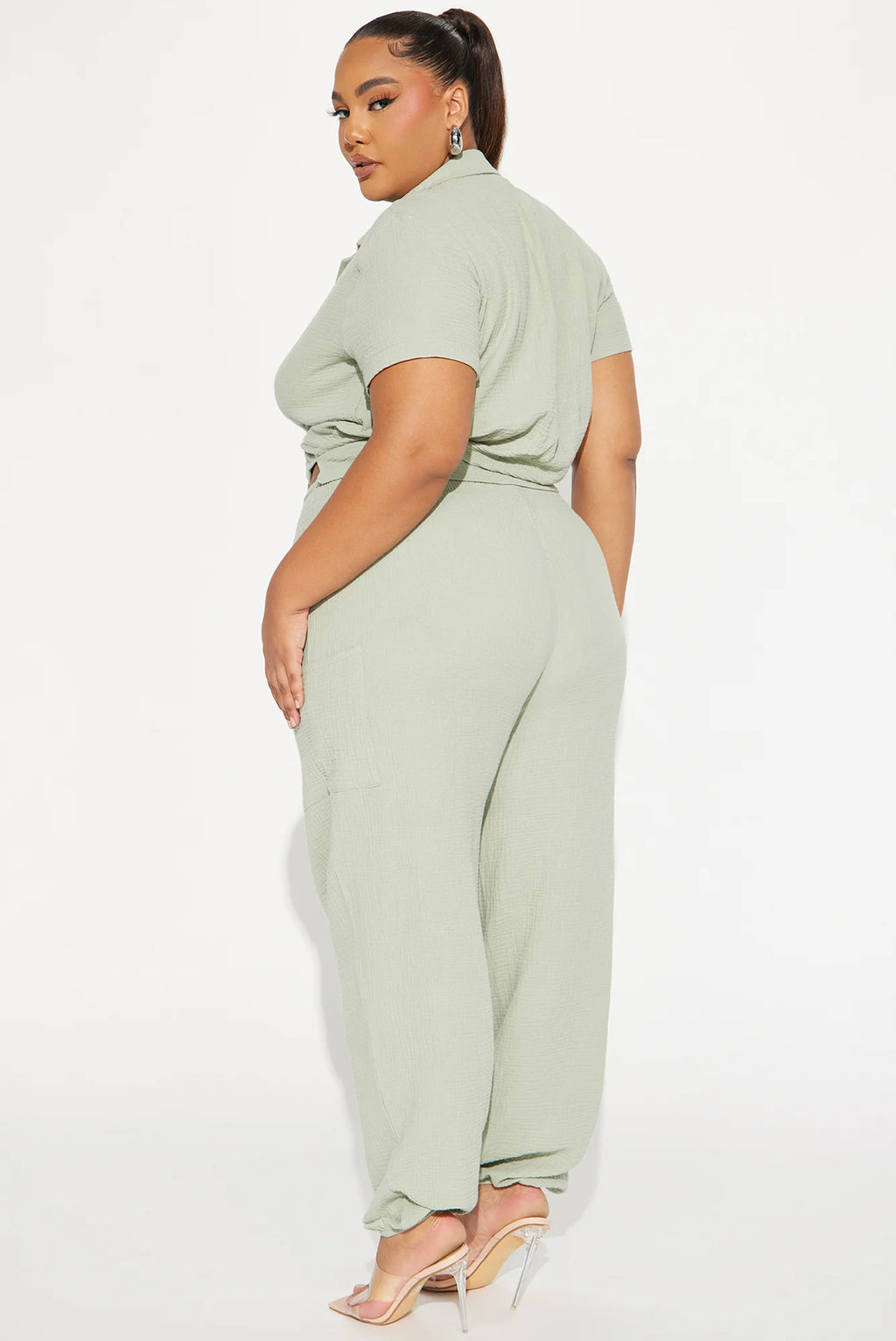 Sage Cargo Pant Set