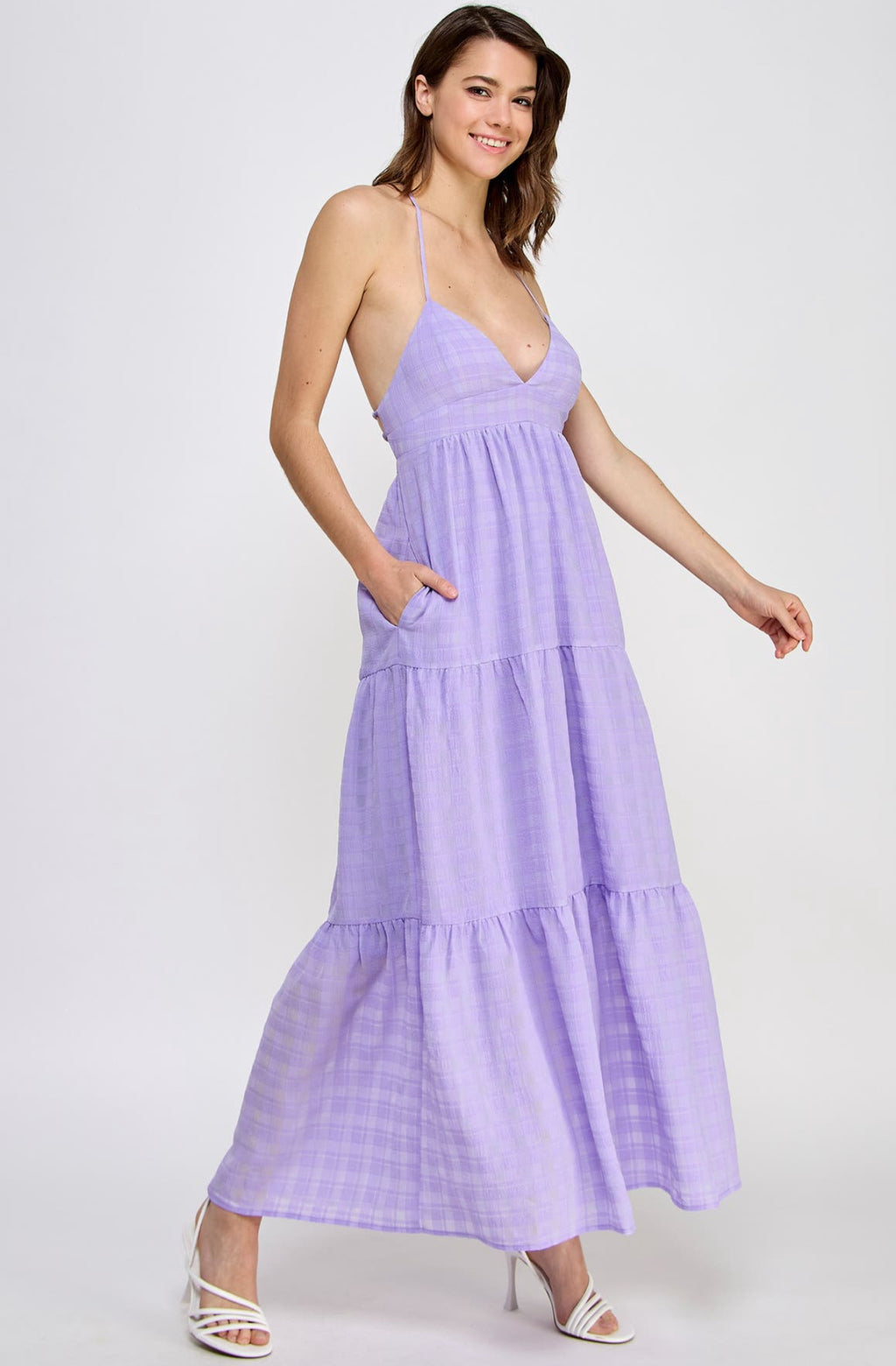 KOKO + MASON Halter Dress